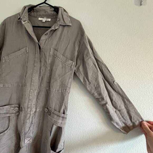 Young Fabulous and Broke River Raw Long Sleeve Romper Dark Gray Size Small‎ - Picture 4 of 7